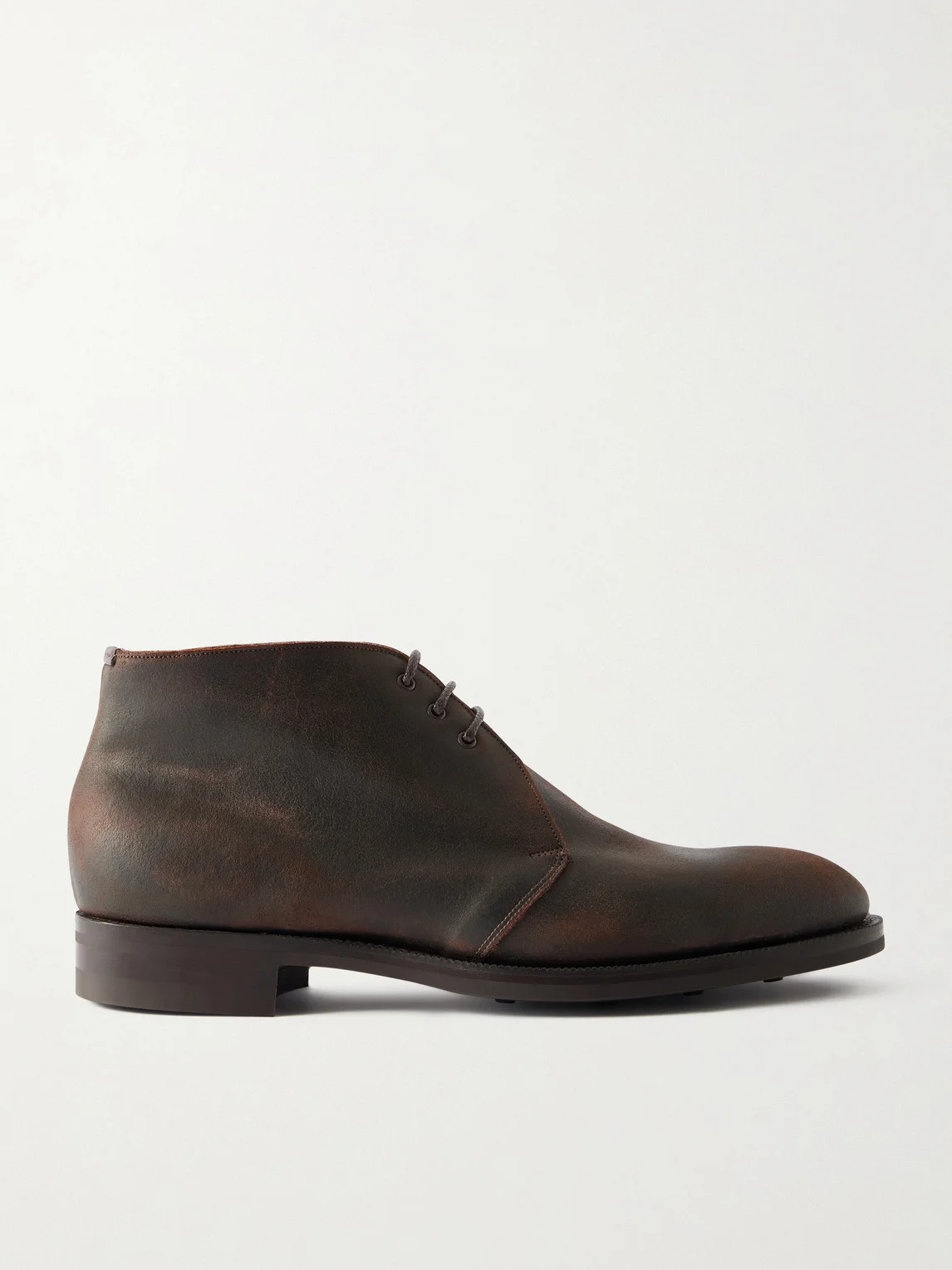 Lanark Waxed-Suede Desert Boots - 1