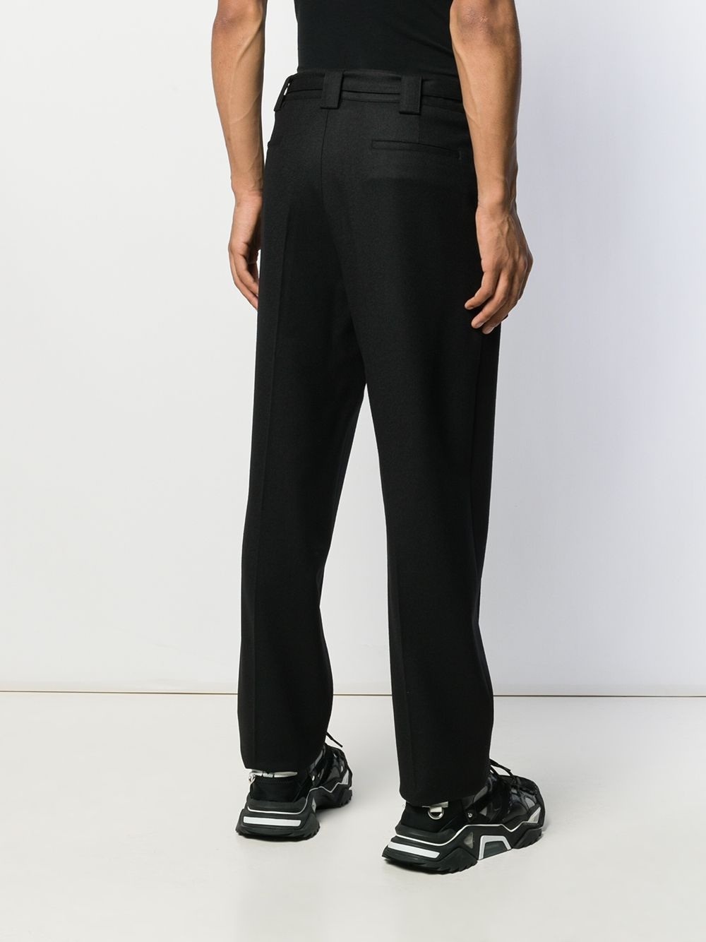 belted tailored trousers - 4