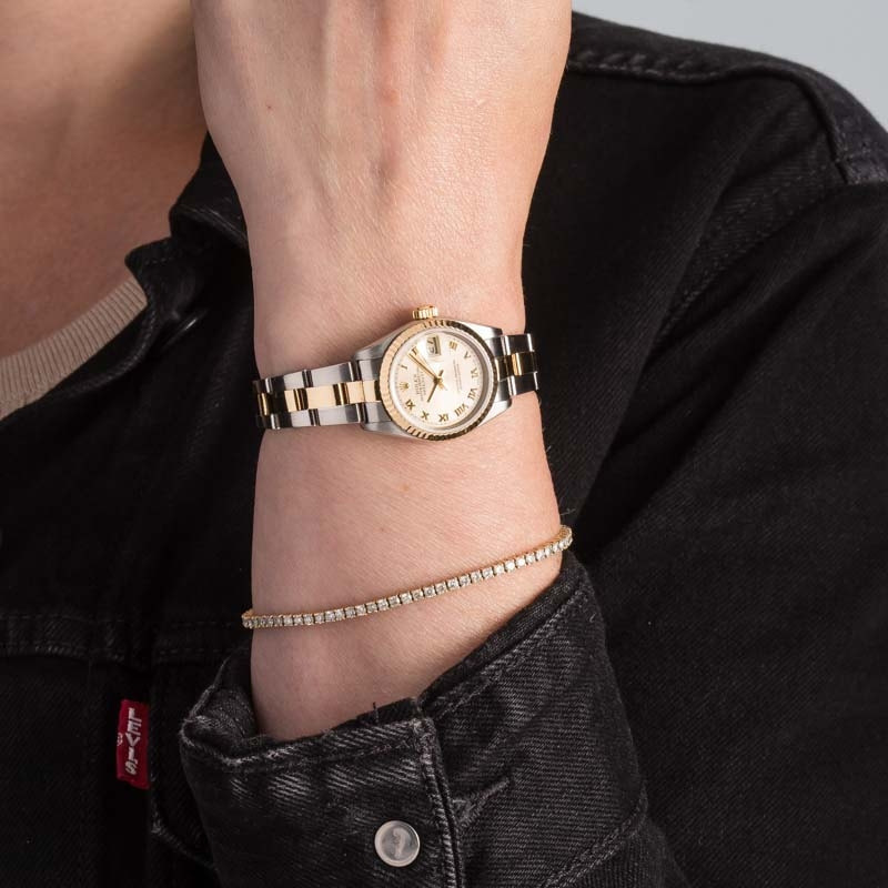 Rolex Ladies Datejust 79173 Champagne - 5