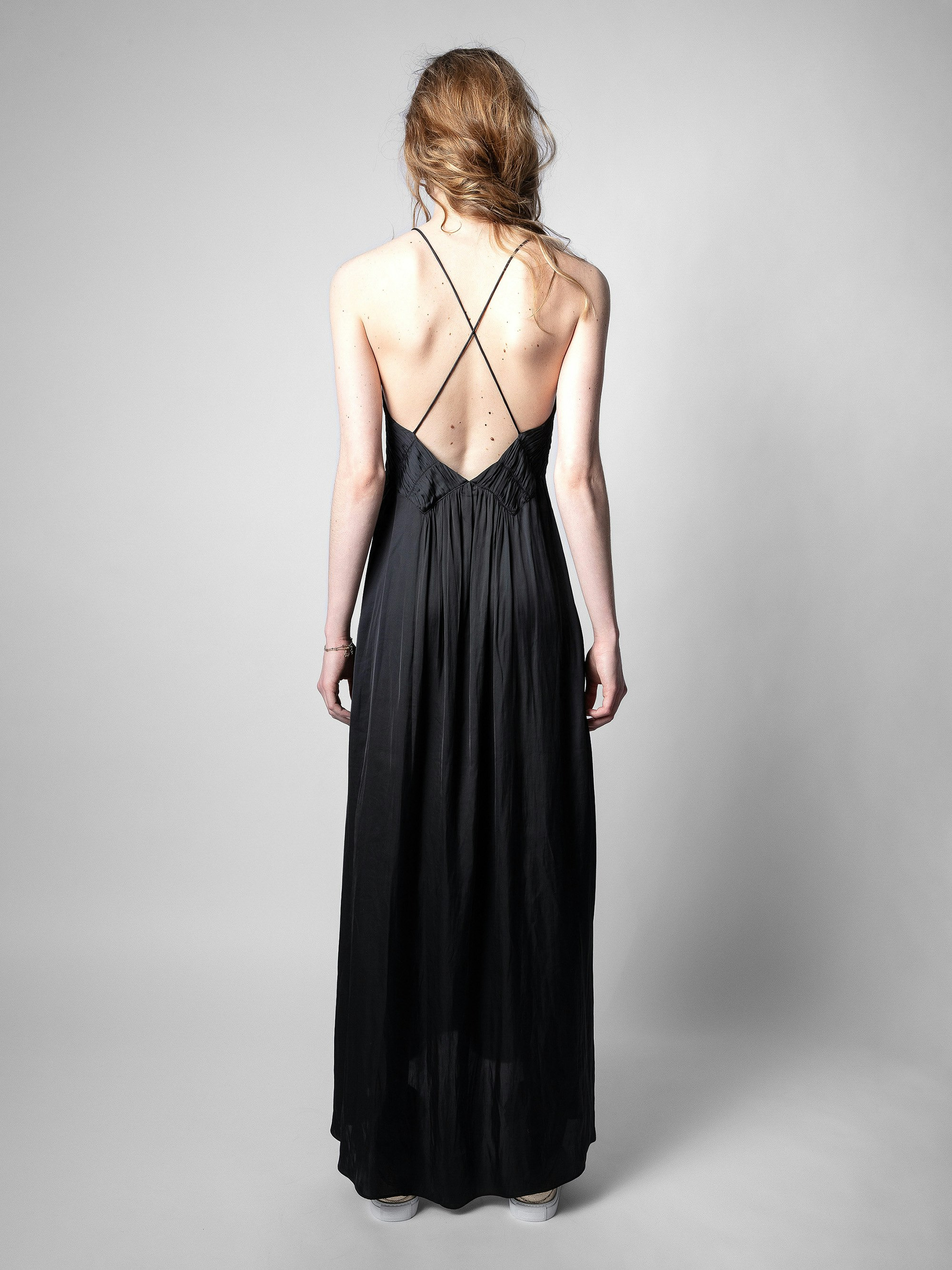 Rayonne Satin Dress - 3