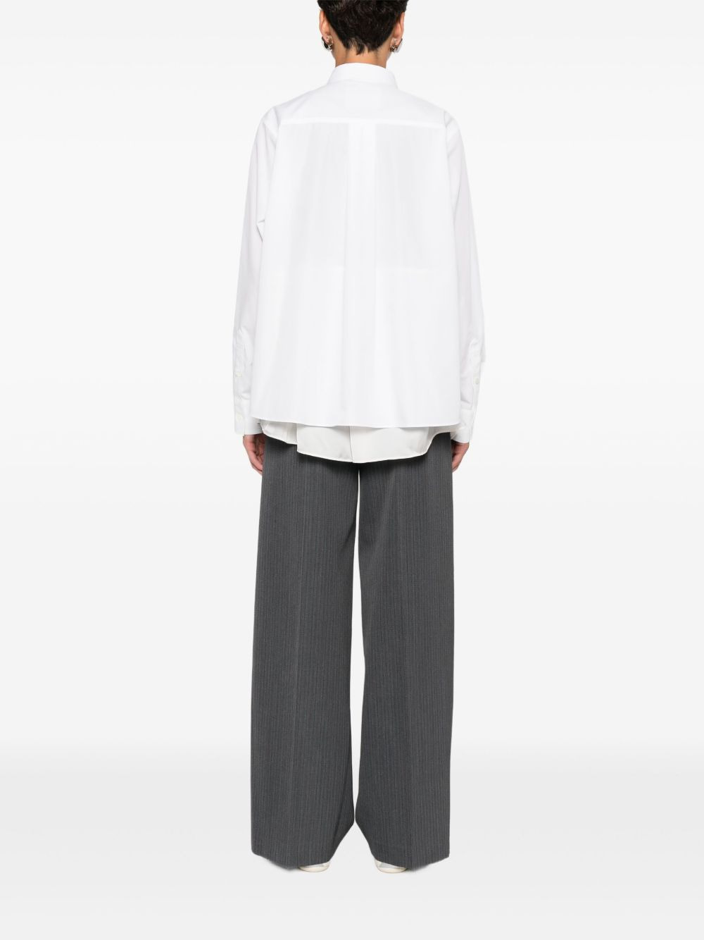 ruffled layered shirt - 4