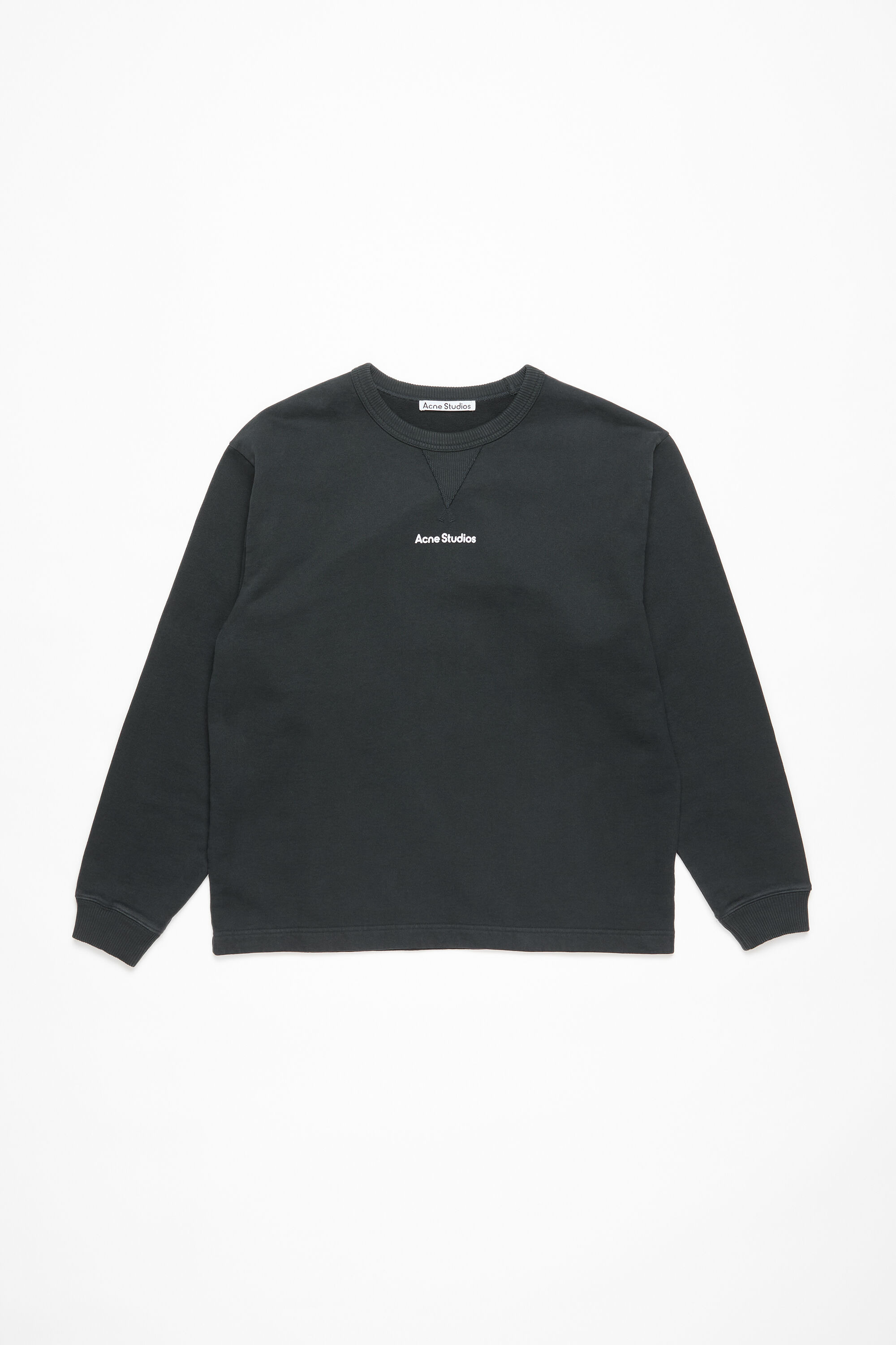 Logo stamp sweater - Black - 5