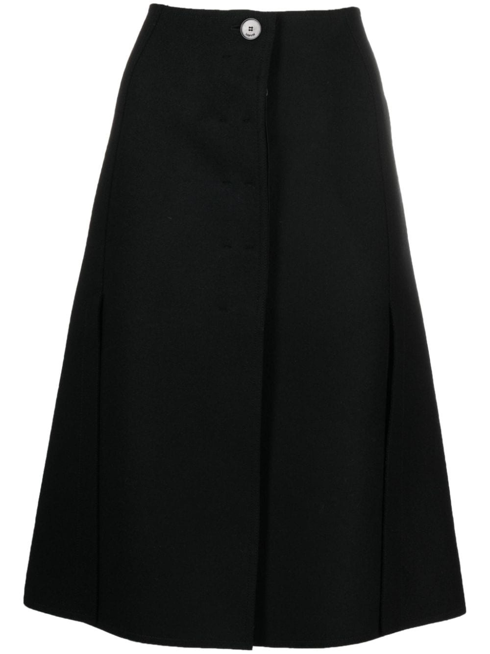 A-line midi skirt - 1