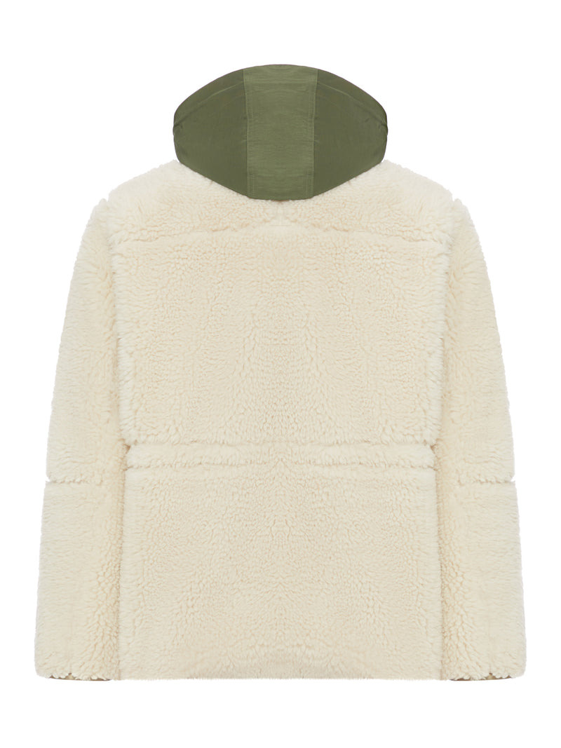 Sacai Men Shearling Bomber Jacket - 2
