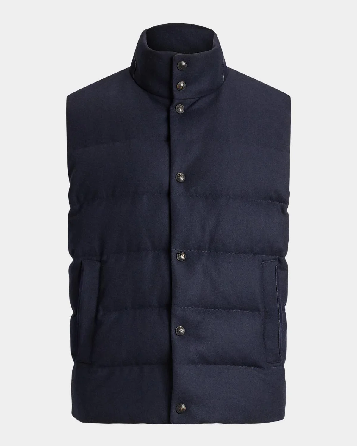 Men's Harwick Cashmere-Blend Down Vest - 1