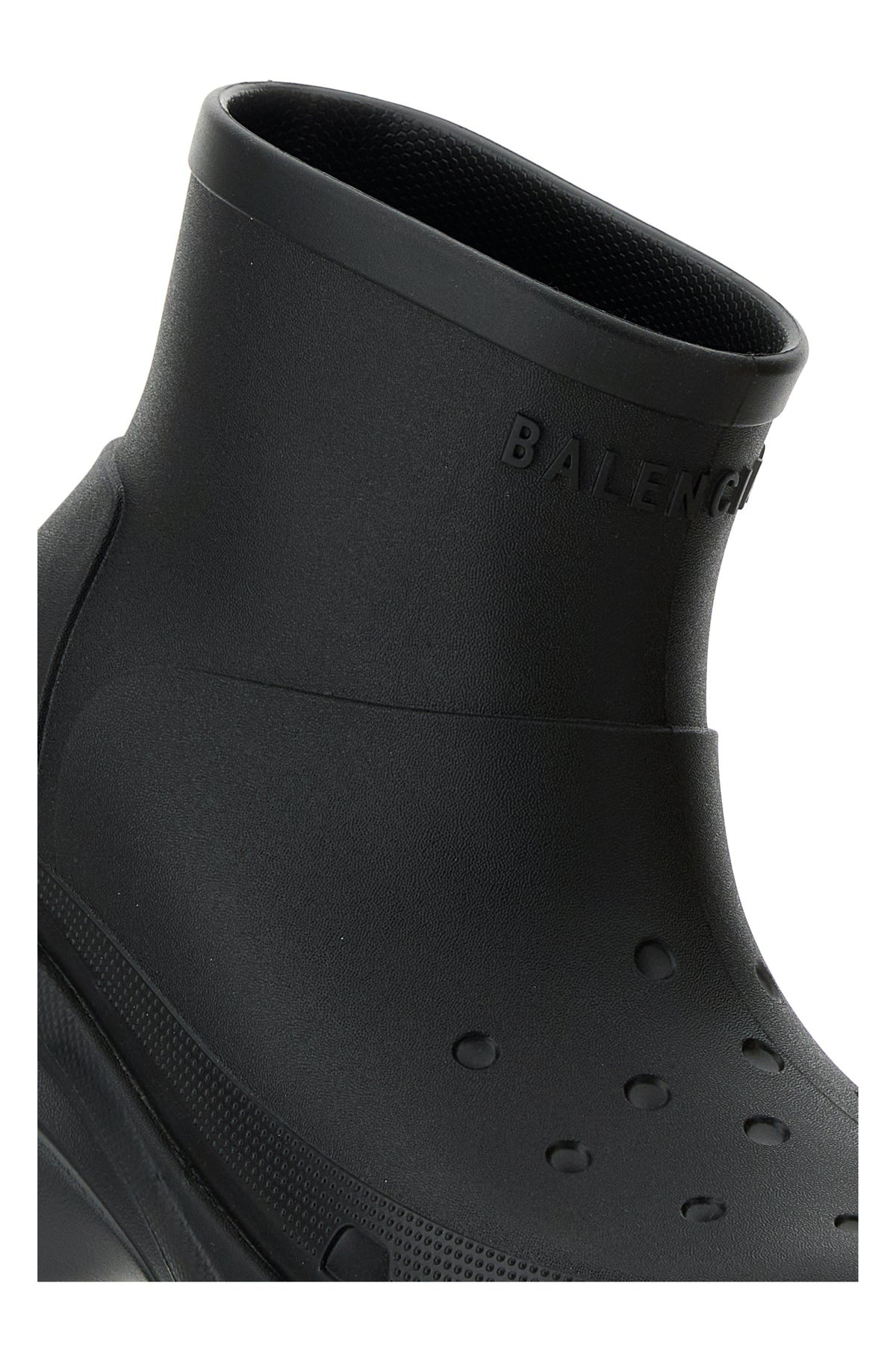 Black rubber Crocs ankle boots - 4