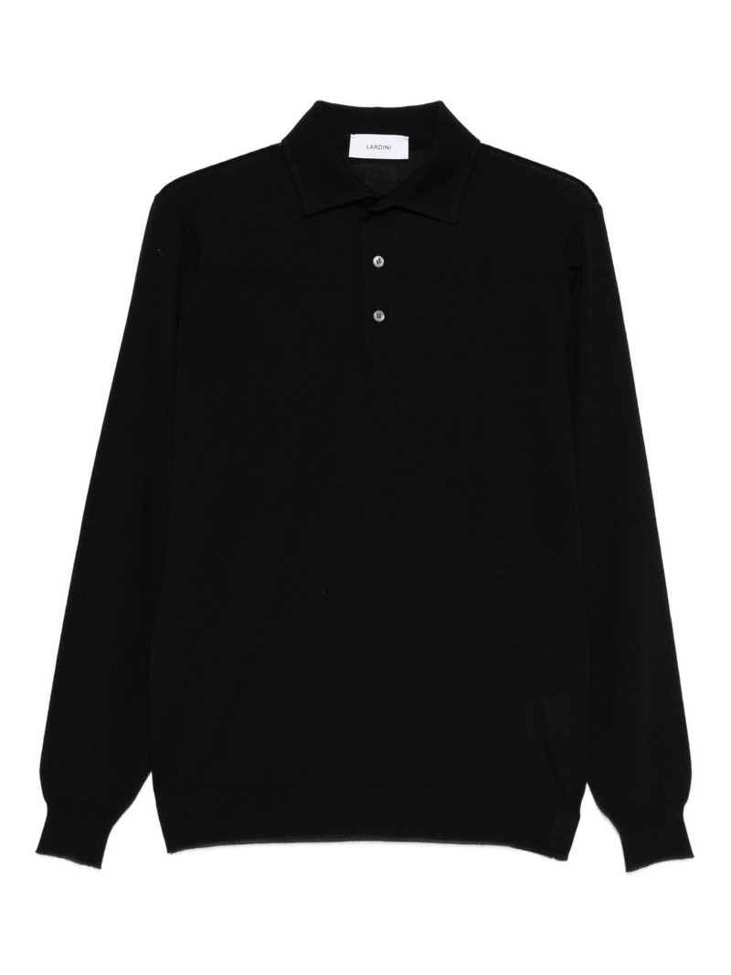 long-sleeve polo shirt 1