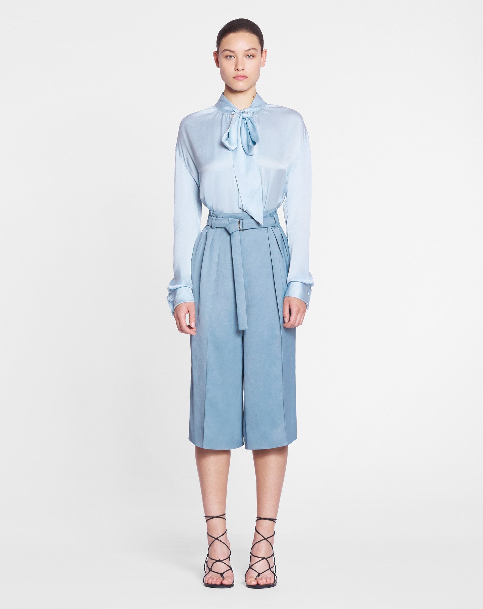 ASCOT COLLAR BLOUSE - 2
