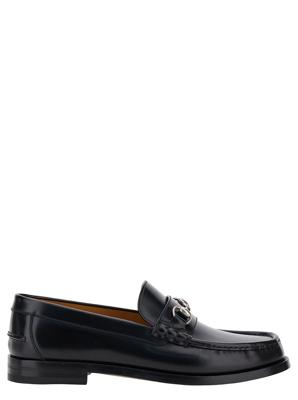 Gucci Men Black Loafer With Horsebit Detail In Leather Man - 1