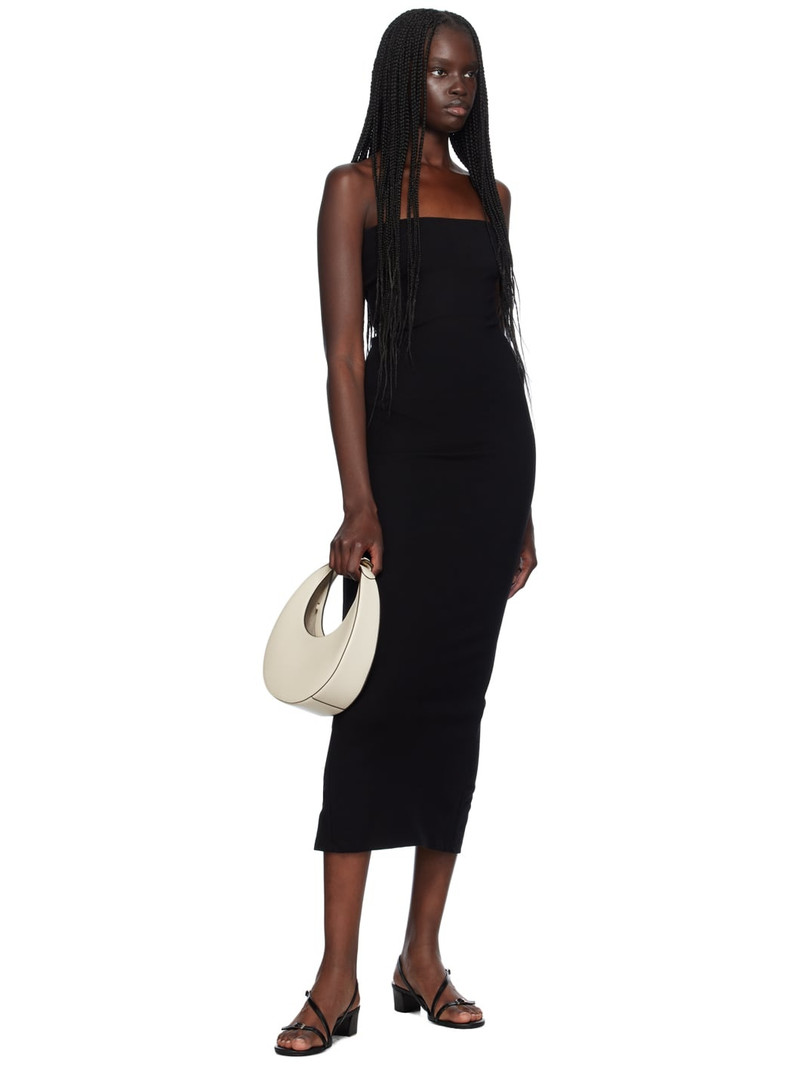 LESET Black Rio Bandeau Midi Dress outlook