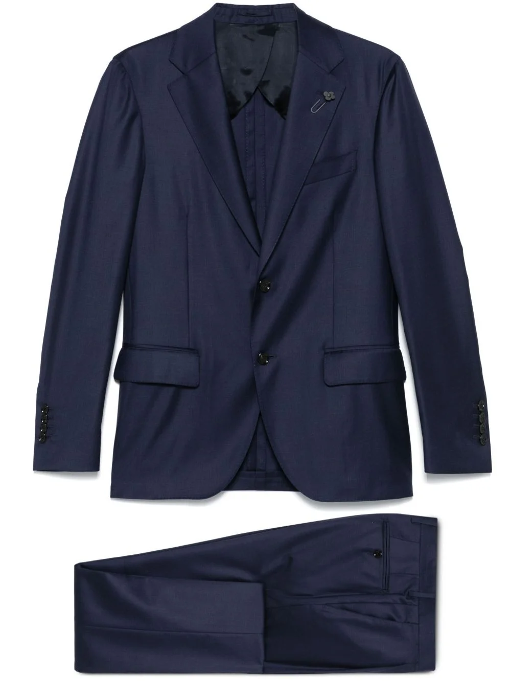 brooch-detail suit - 1