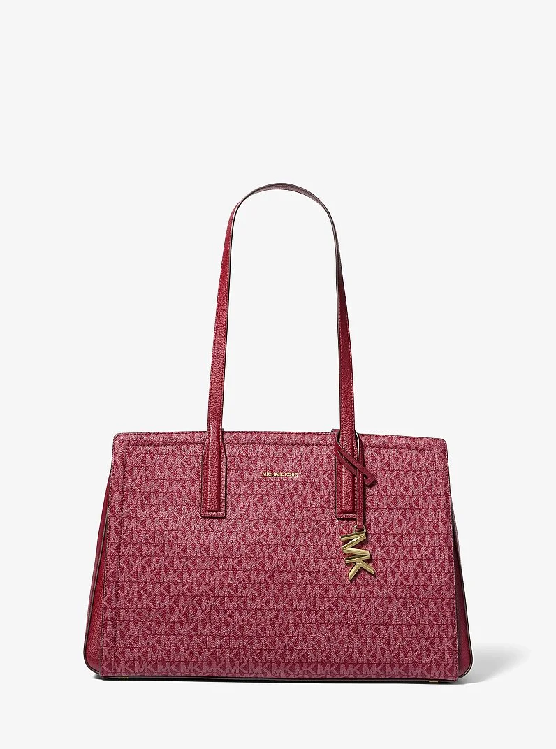 Laila Medium Signature Logo Tote Bag - 1