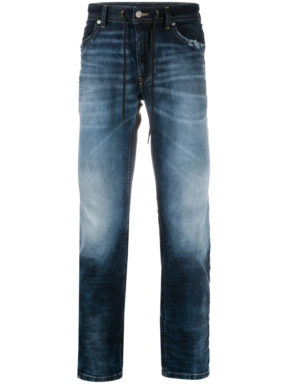 distressed slim-fit jeans - 1