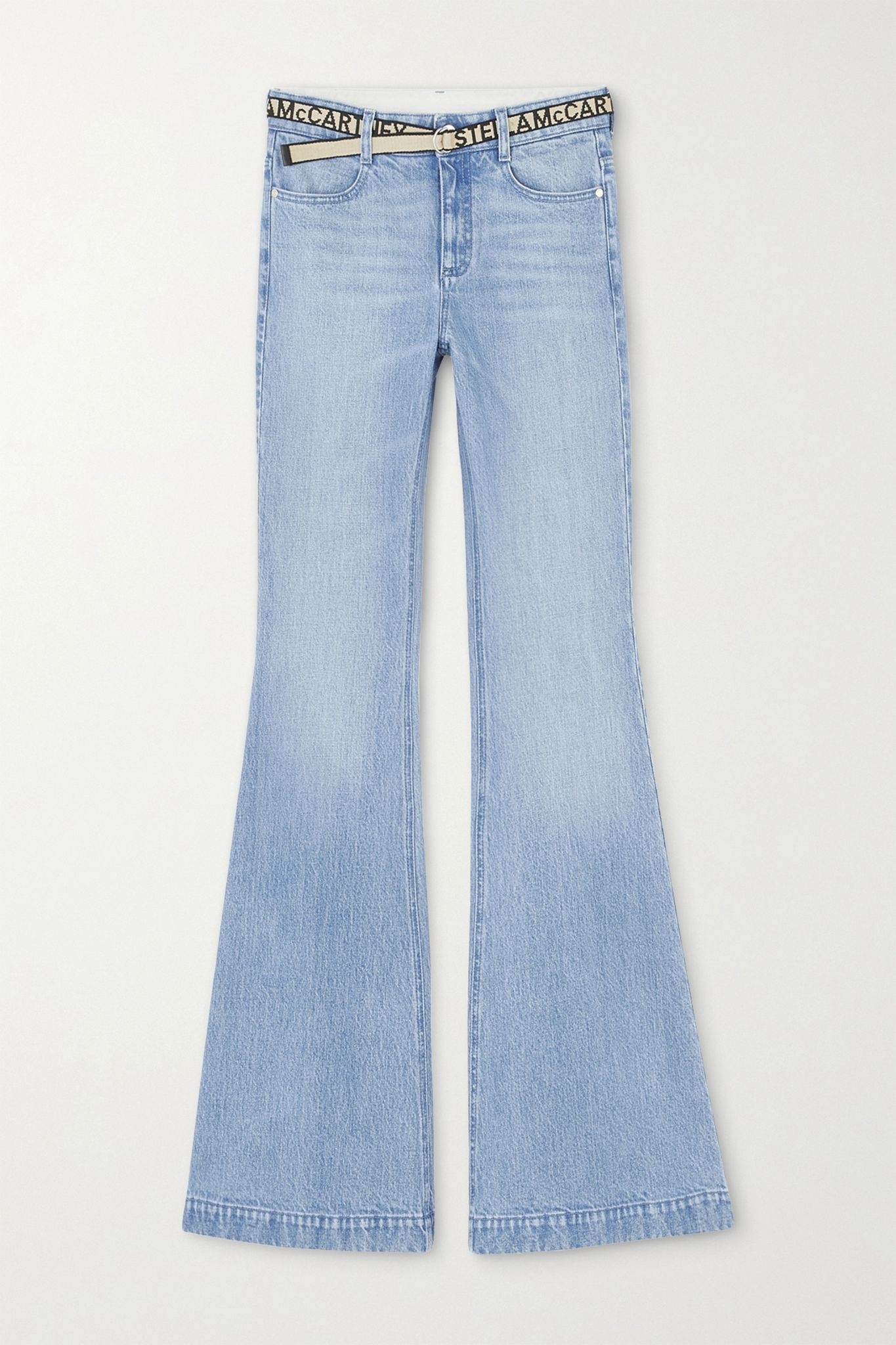 Salt & Pepper belted mid-rise flared jeans - 1