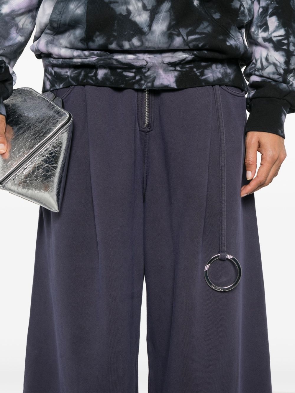 ring-detail trousers - 5