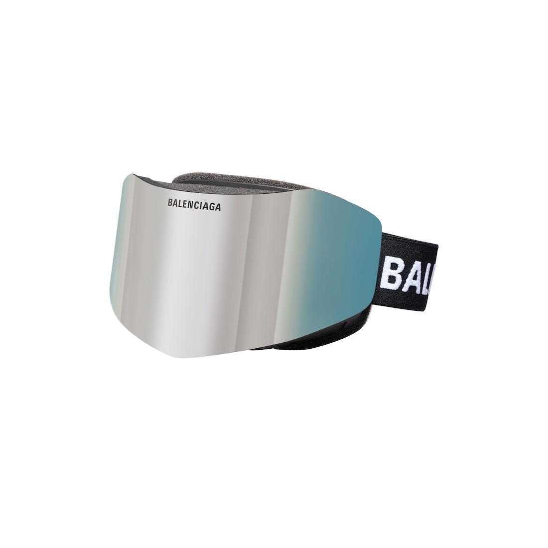 Ski Mask Goggles in Mirror Silver - 4