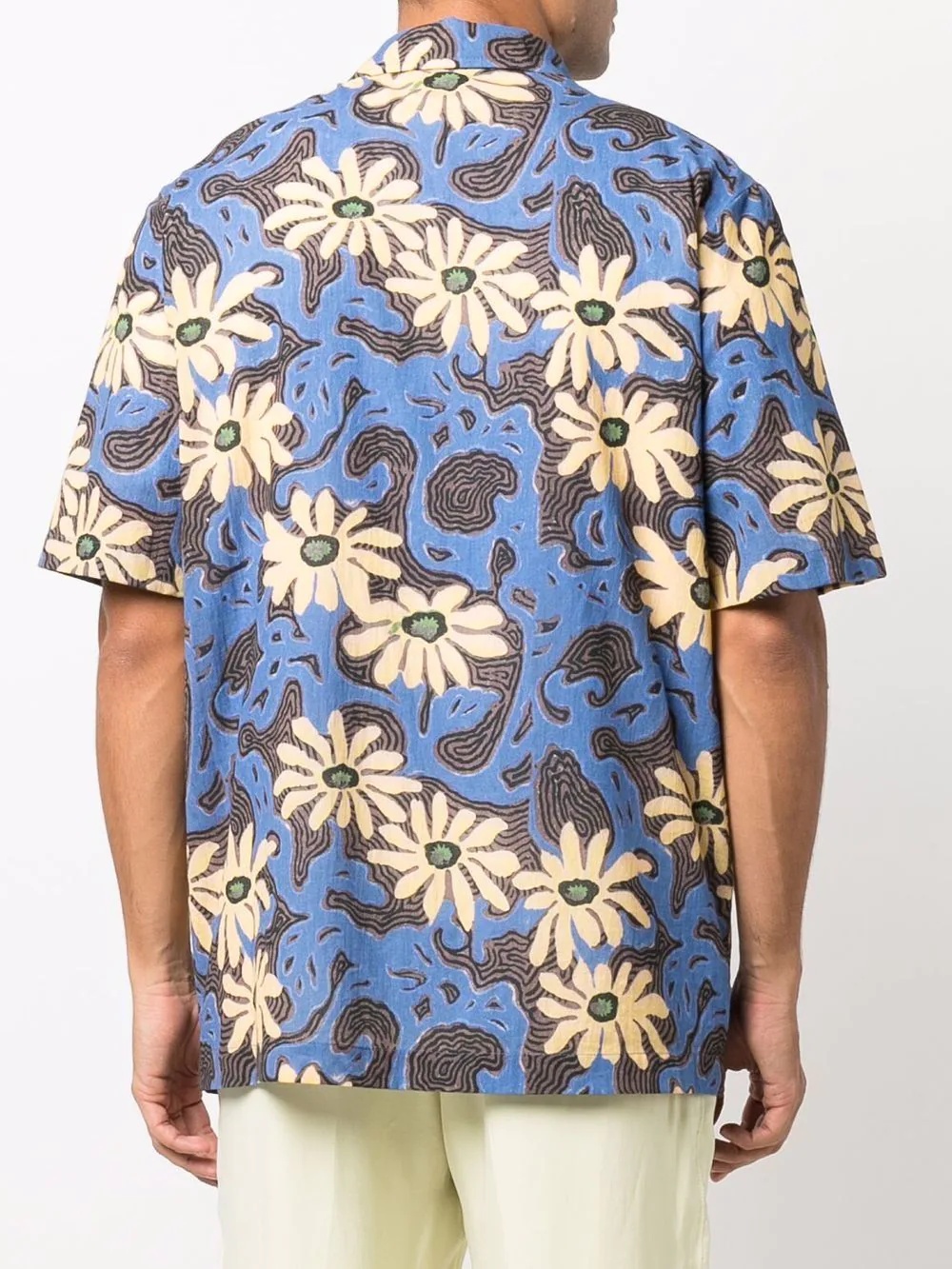 floral-print Camp shirt - 4