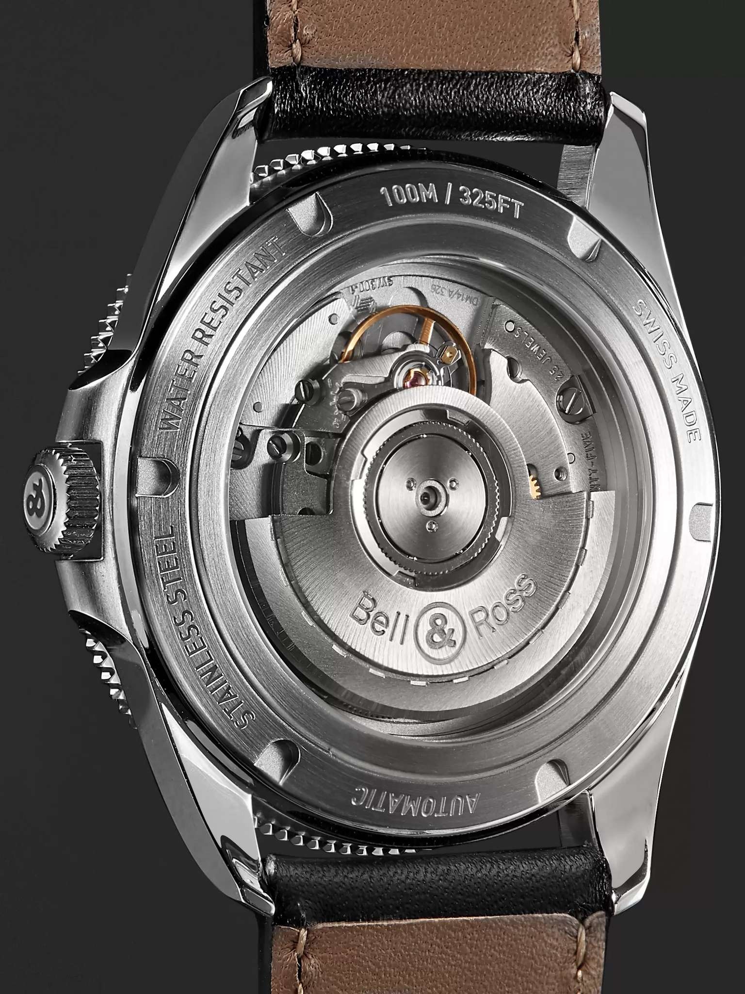 BR V2-92 Automatic 41mm Stainless Steel and Leather Watch, Ref. No. BRV292-­‐BL-­‐ST/SCA - 5