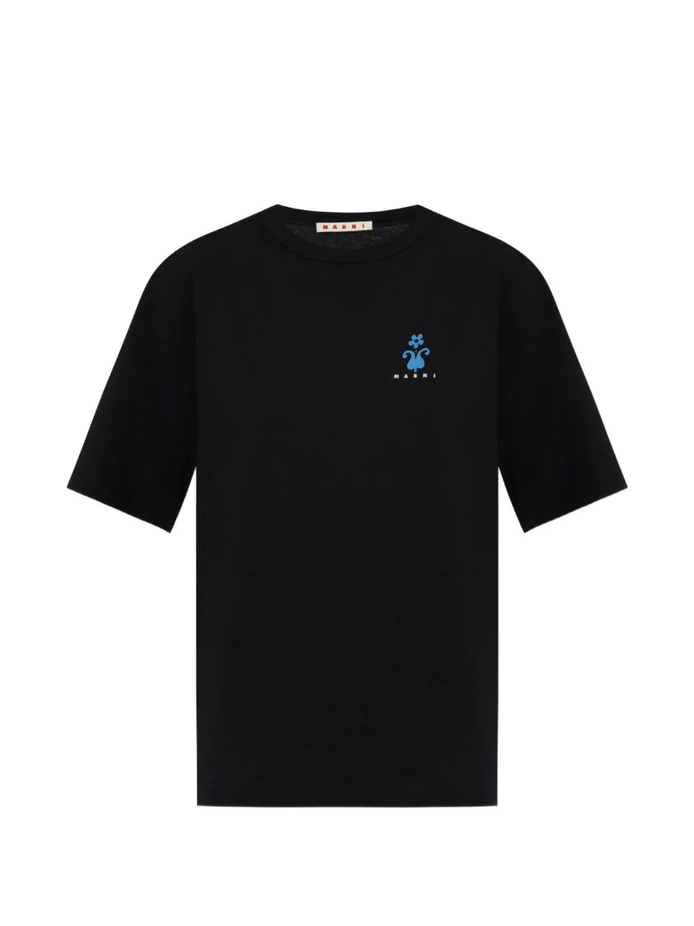 logo-print cotton T-shirt - 1