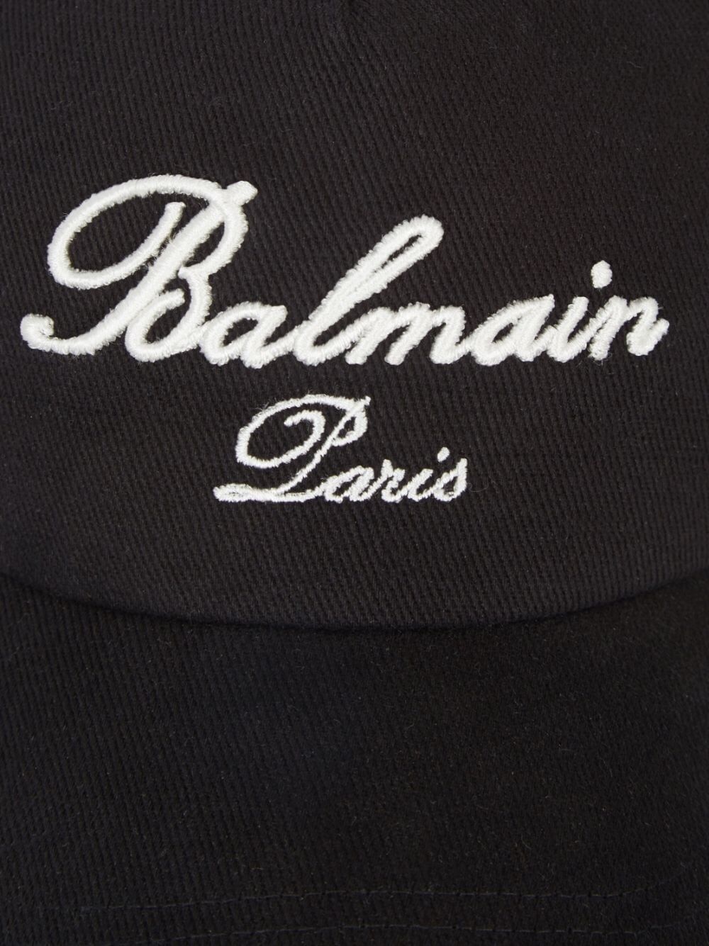 BALMAIN SIGNATURE COTTON CAP - 4