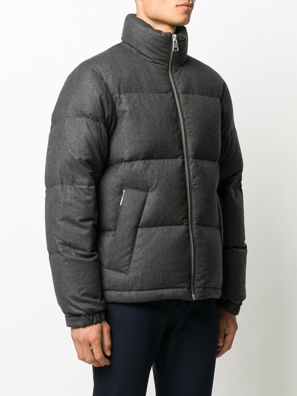 zip-up puffer jacket - 3