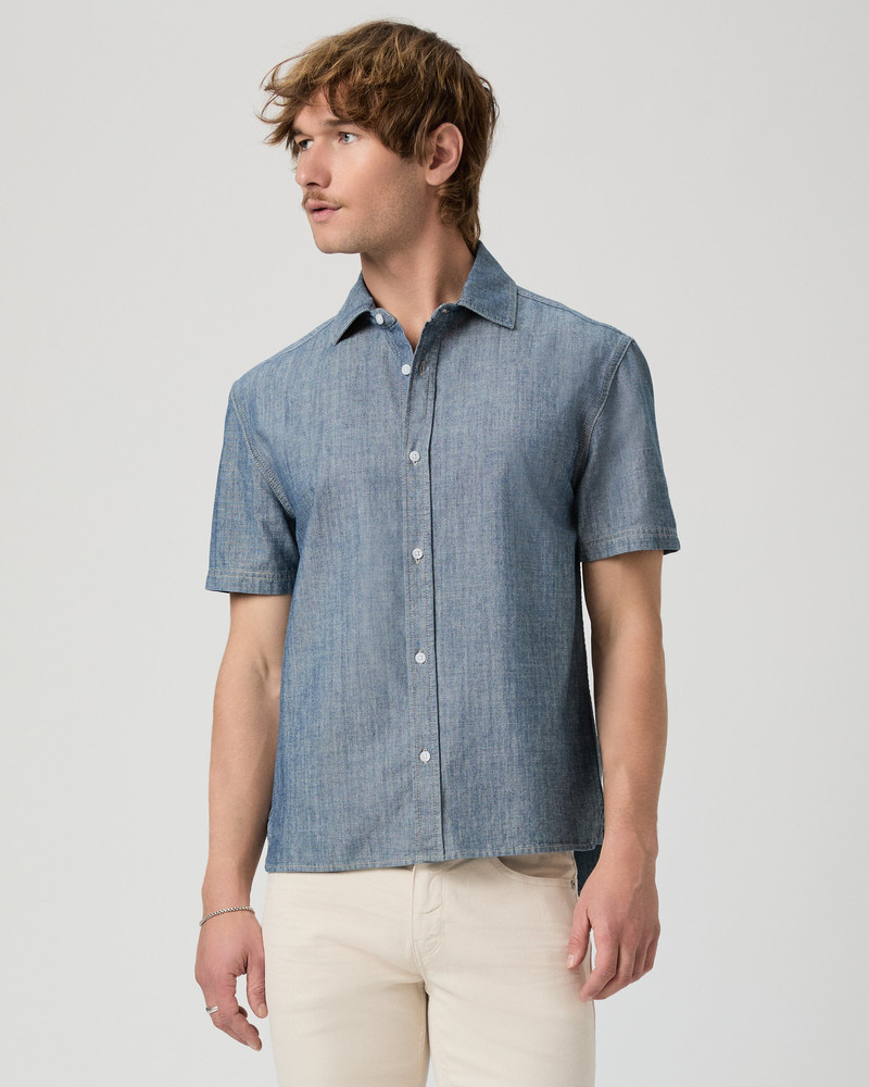 Soliman Short Sleeve Denim Shirt 1