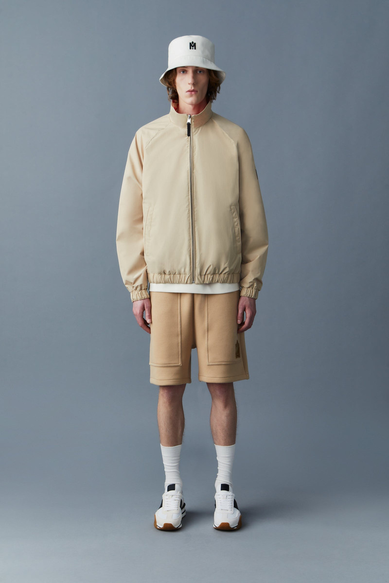 MACKAGE BENNET Leather bucket hat with metal logo outlook