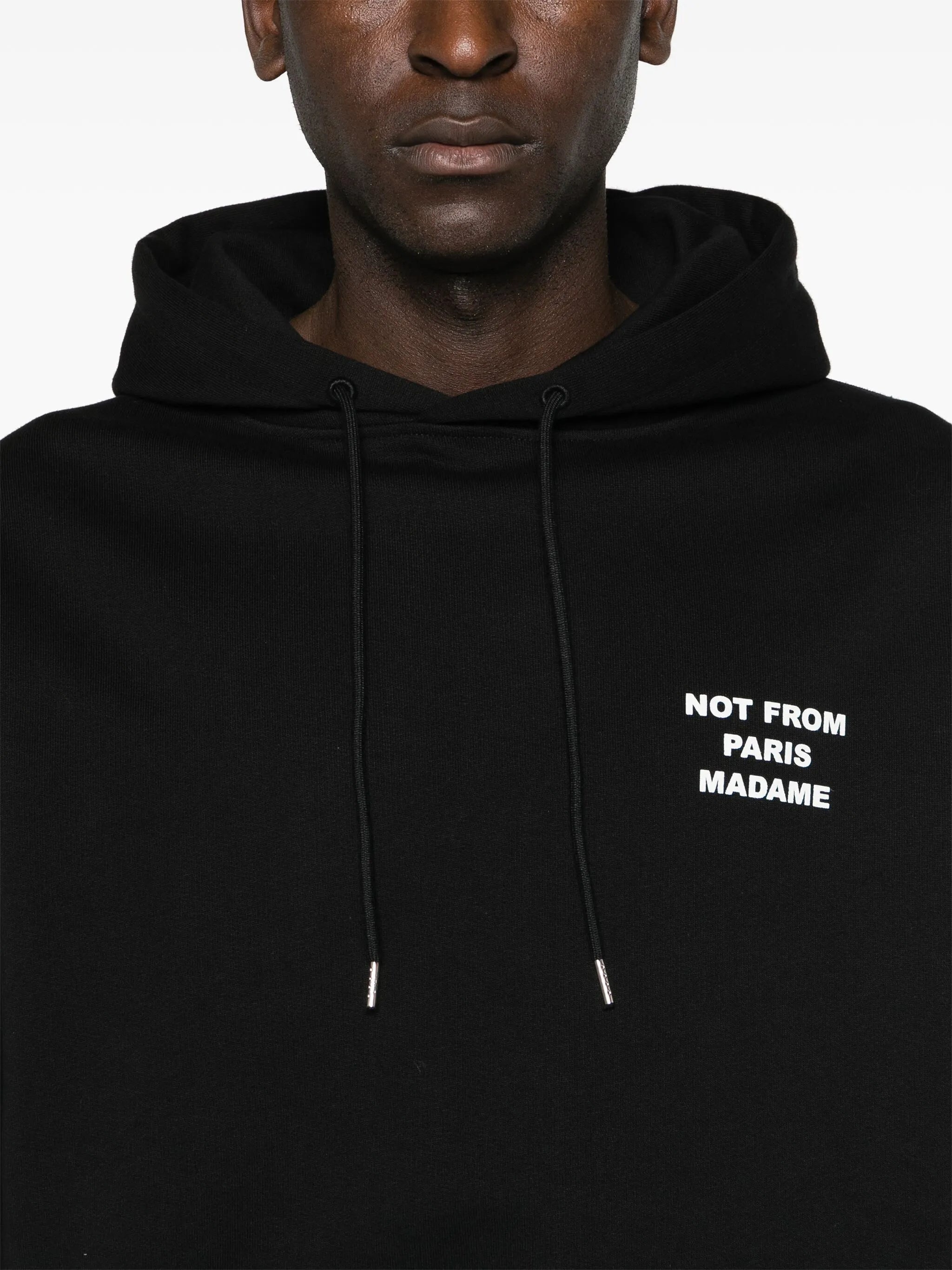 Slogan-print Cotton Hoodie - 5