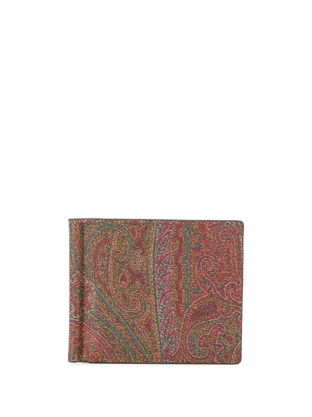 paisley print bifold wallet - 1