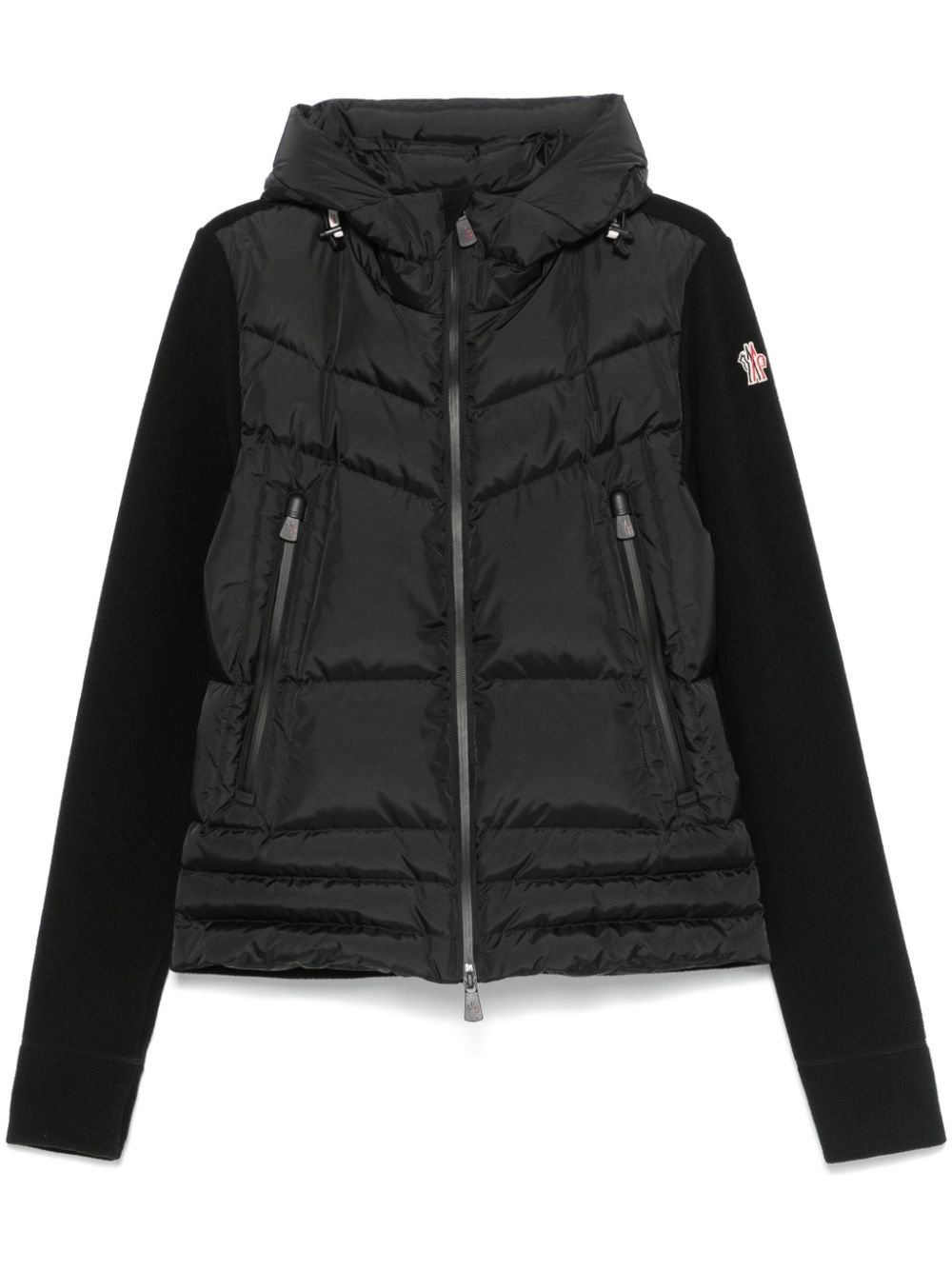 quilted-panelled jacket - 1