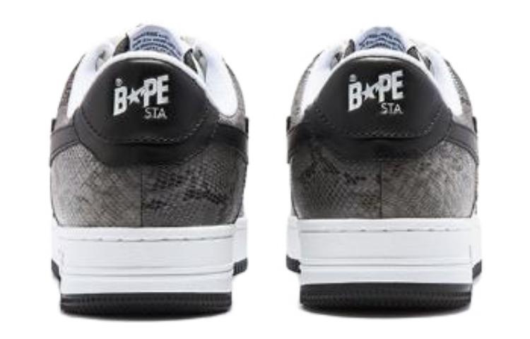 A BATHING APE Bape Sta 'Black Snakeskin' 1I80-191-009-BLK - 3