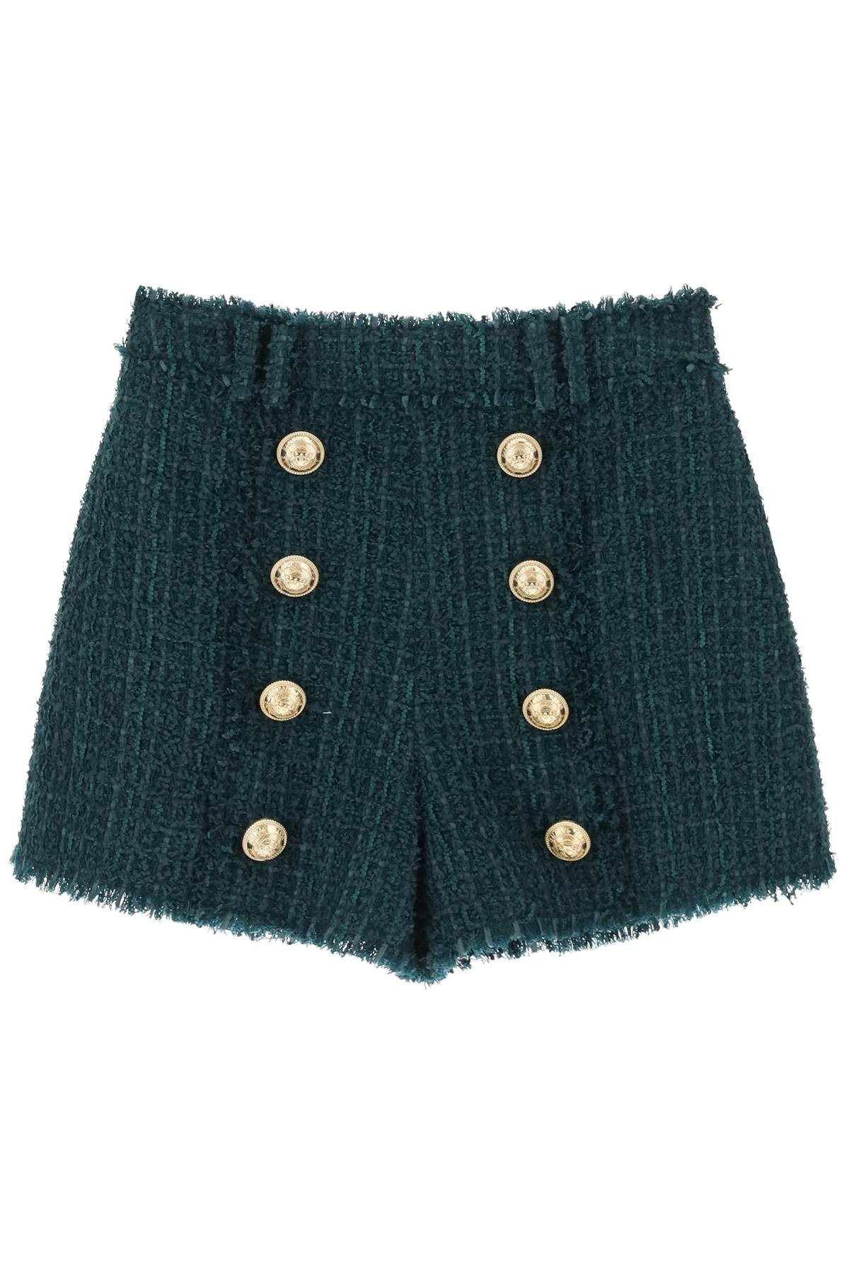 【送料&関税込】Balmain Tweed Shorts Balmain SHORTS IN TWEED | netdressed | REVERSIBLE