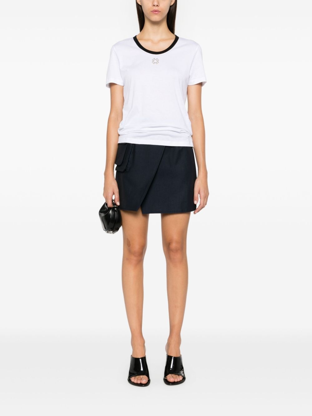 crystal-embellished 4g T-shirt - 2