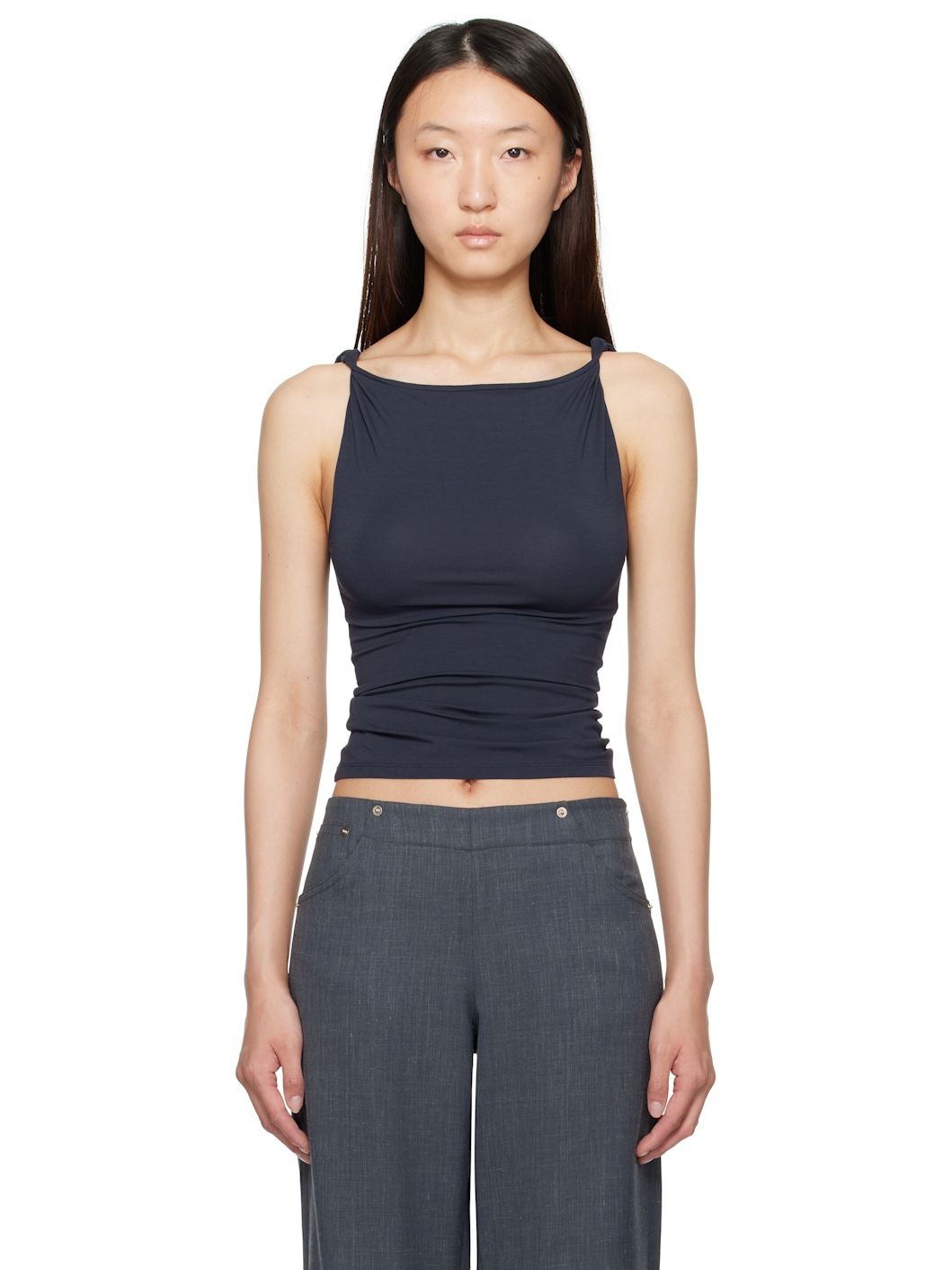 Navy Simp Tank Top - 1