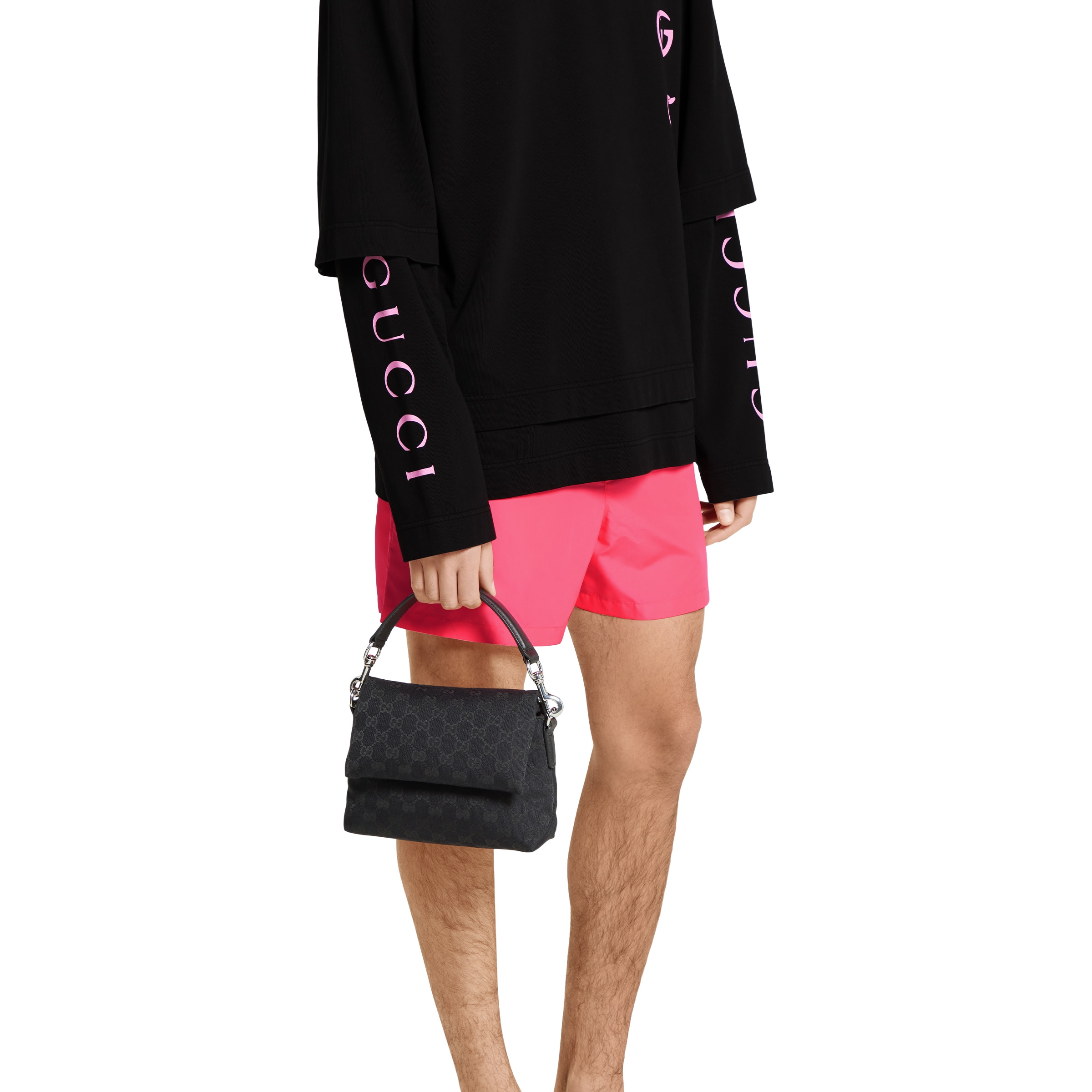 Small GG crossbody bag with Web - 3