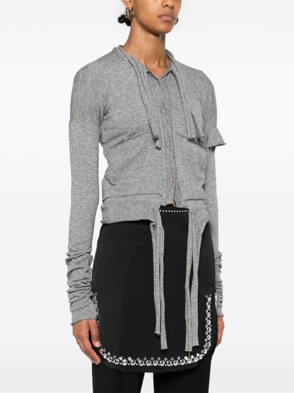 strappy cardigan - 3