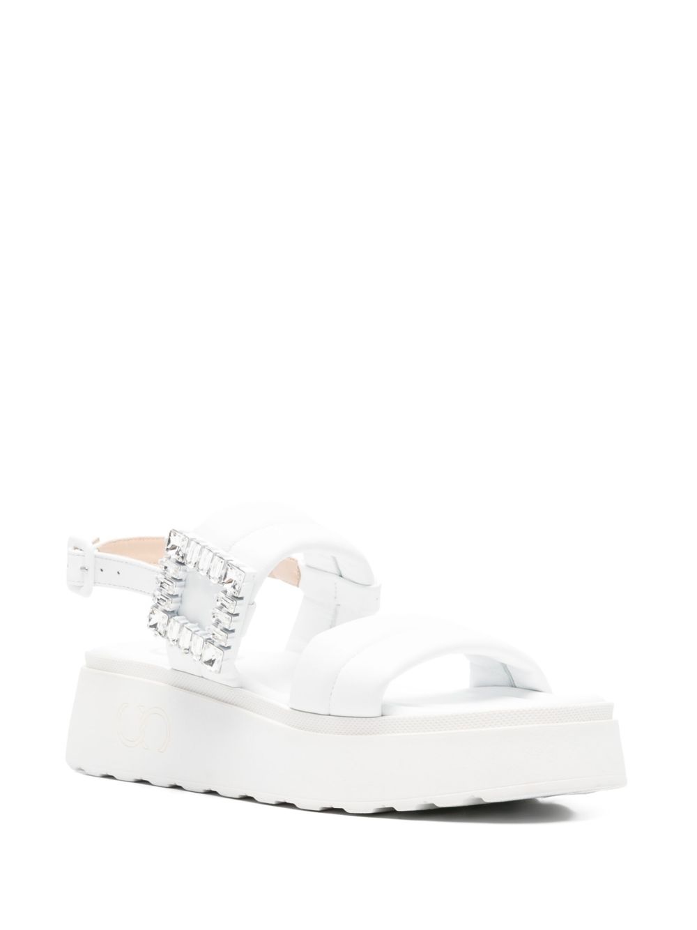 40mm crystal-embellished sandals - 2