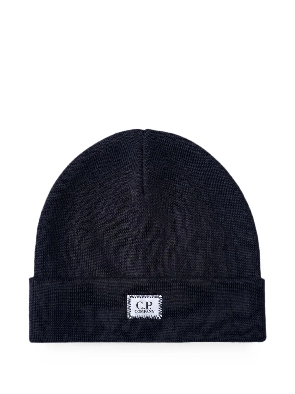 extrafine-merino wool logo-label beanie - 1