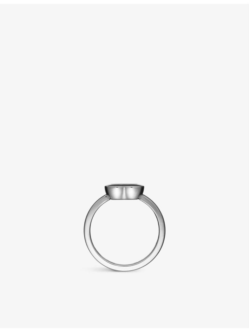 Chopard Happy Diamonds Icons 18ct white-gold and 0.05ct diamond ring outlook