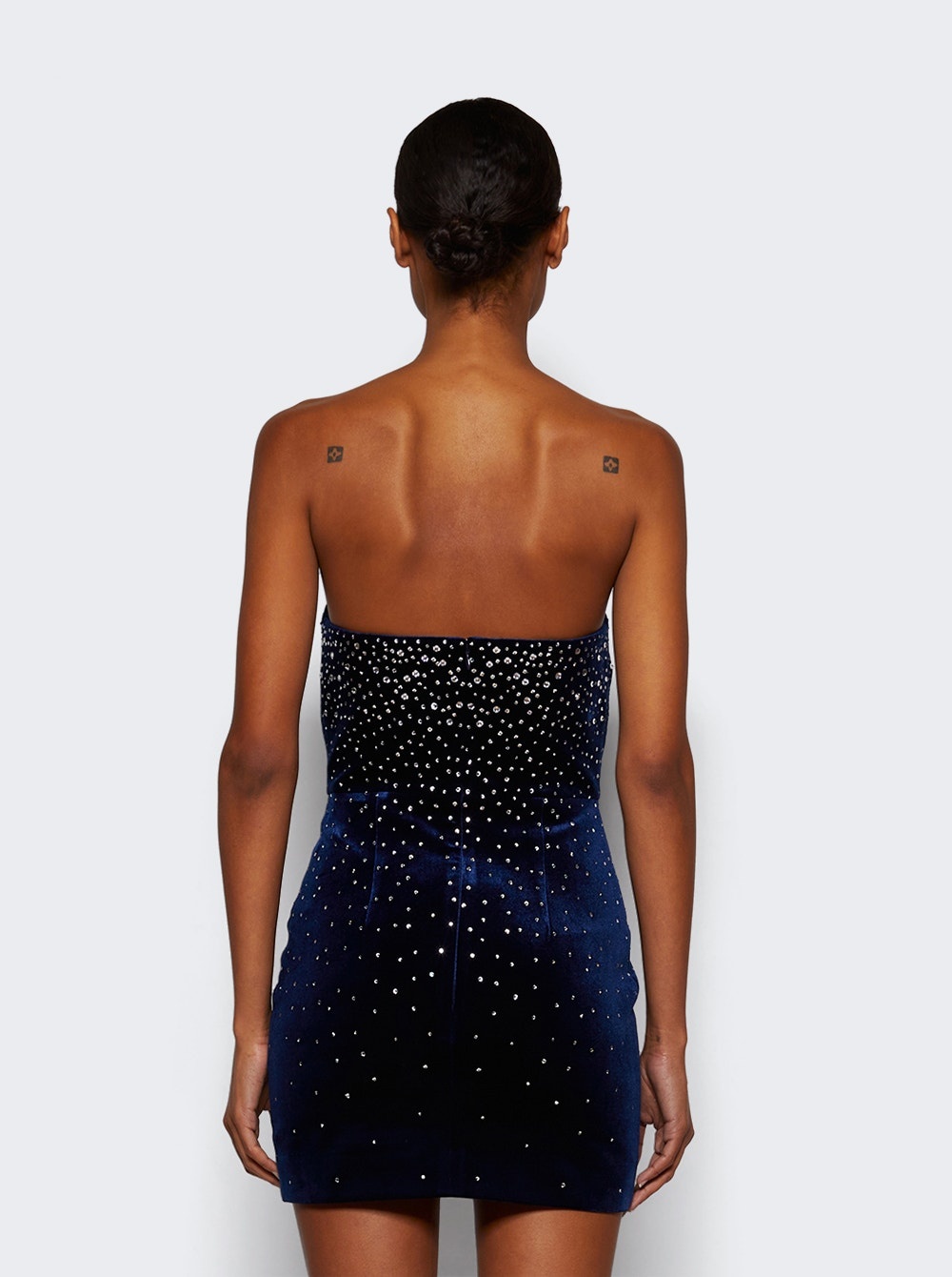 Strapless Sweetheart Mini Dress Midnight - 5