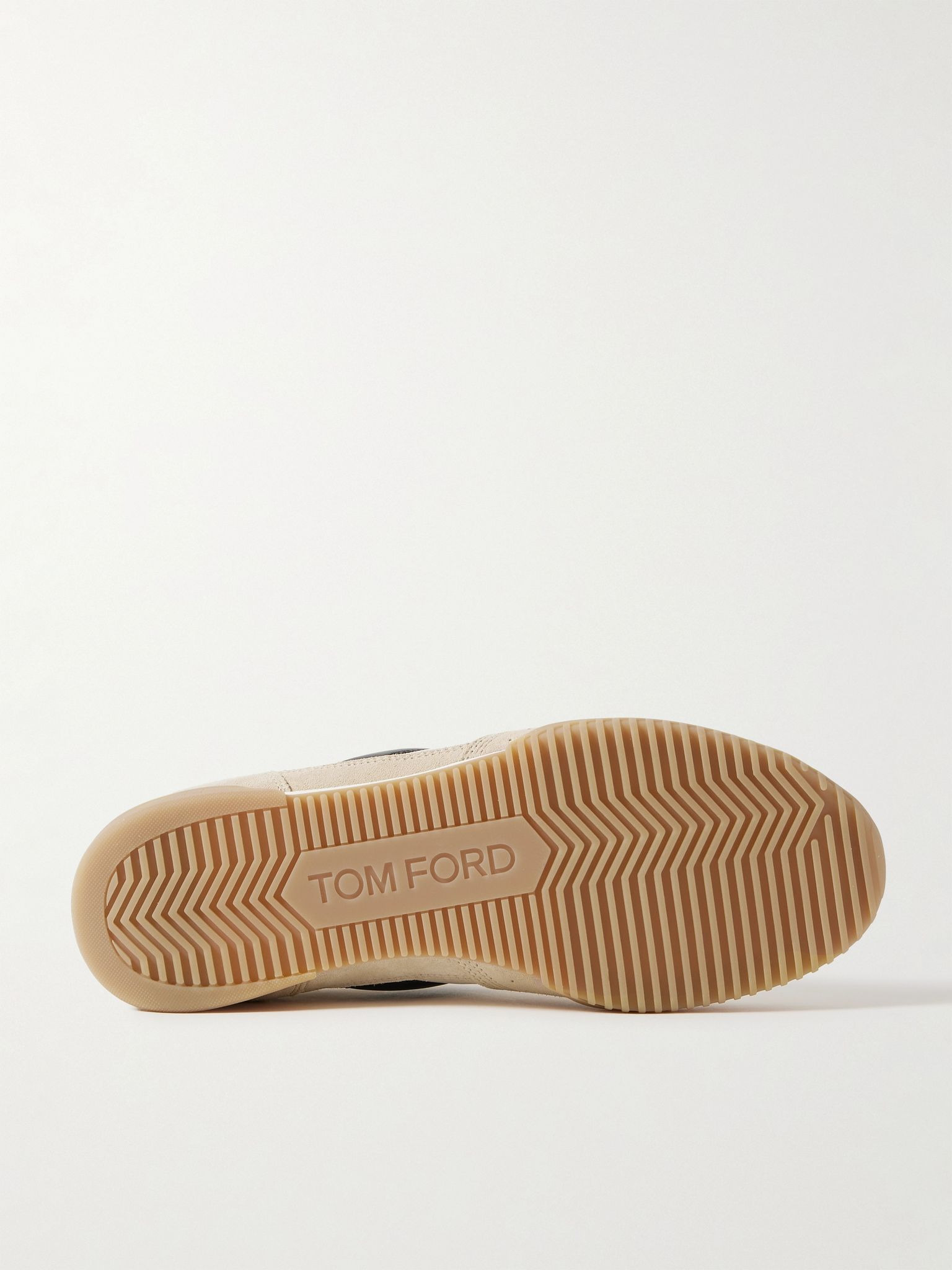 Terence Leather and Suede Sneakers Beige - 3