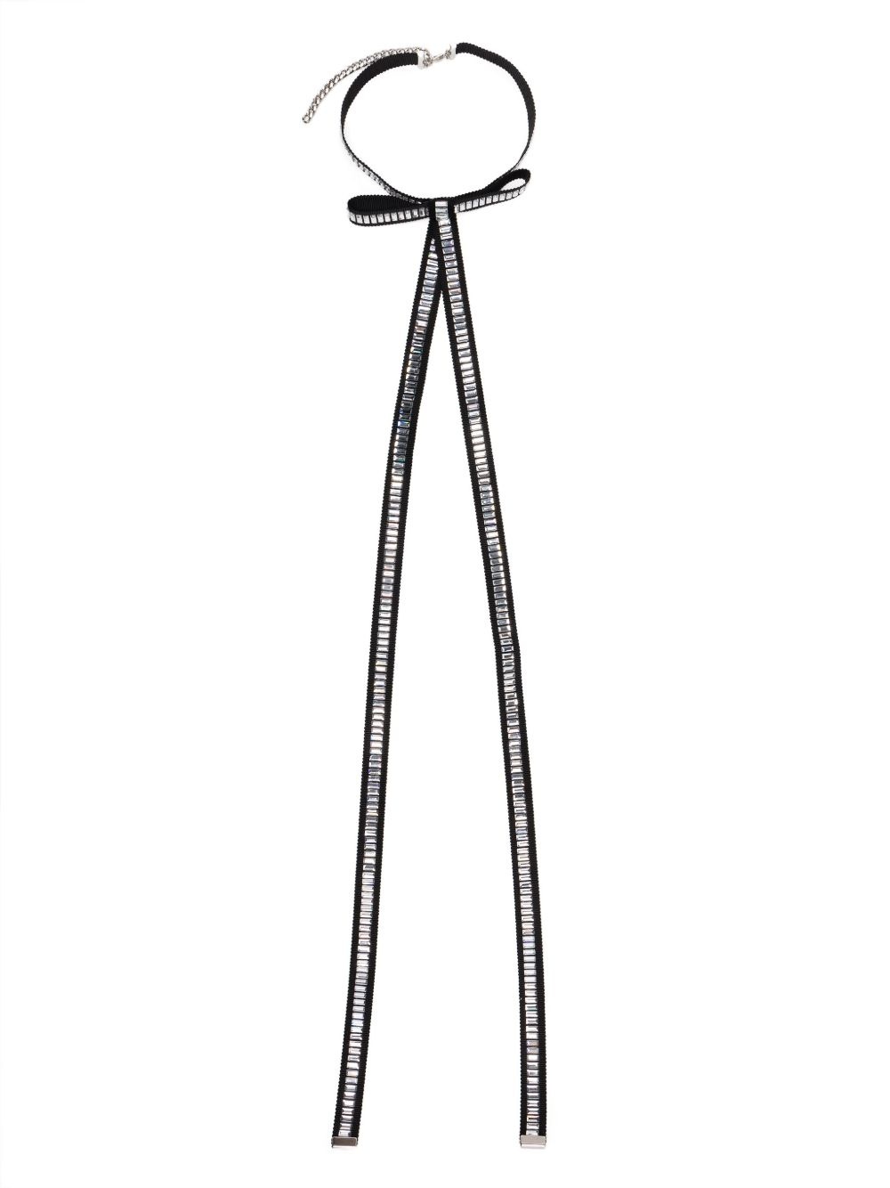 crystal bow choker - 1
