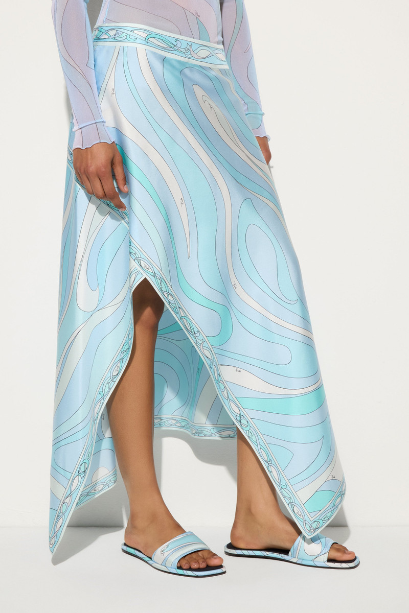 MARMO PRINT ASYMMETRICAL SKIRT 5