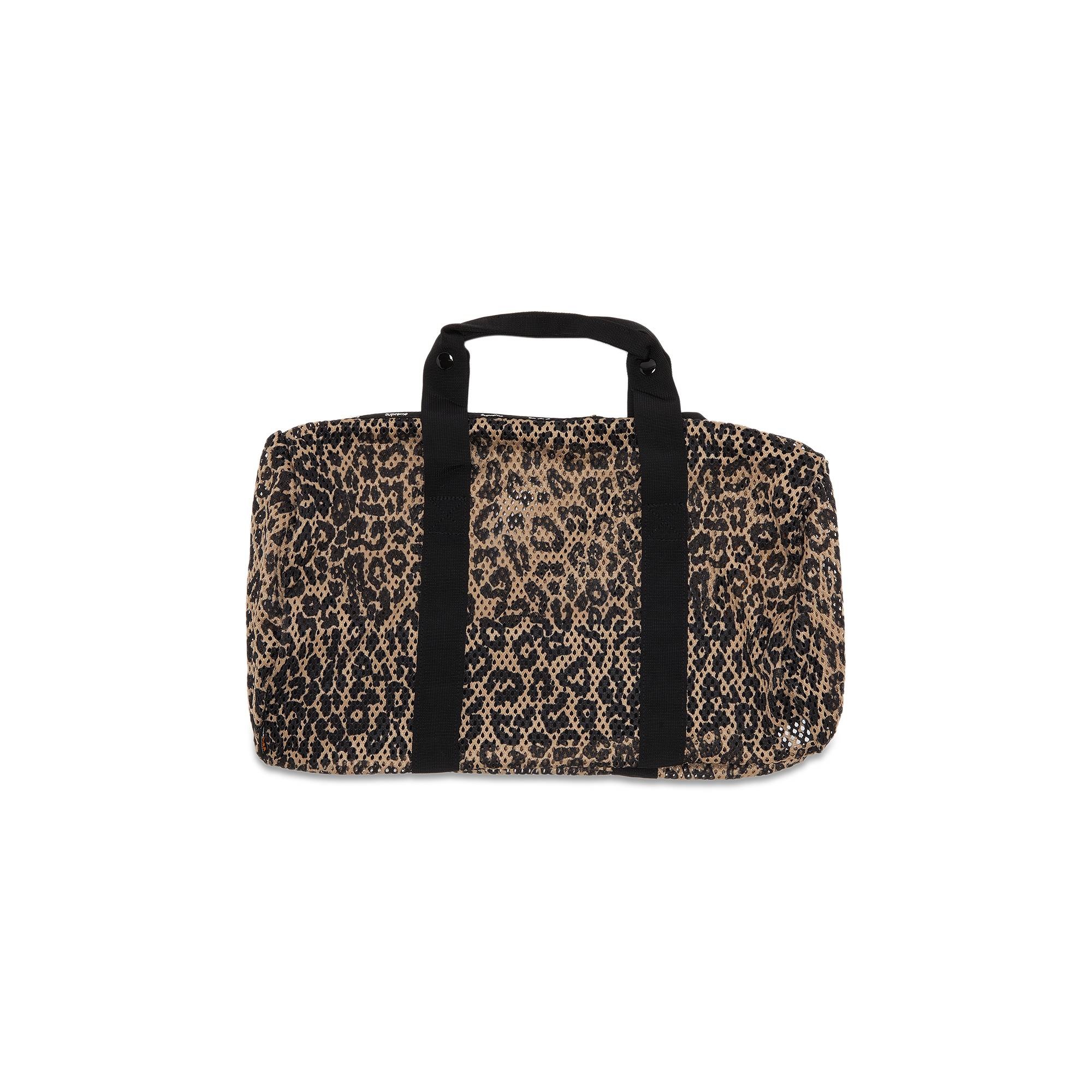 Supreme Mesh Duffle Bag 'Leopard' - 2