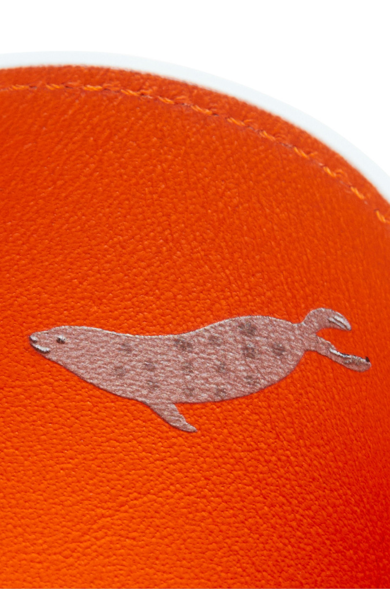 Penguin plain cardholder in satin calfskin 5