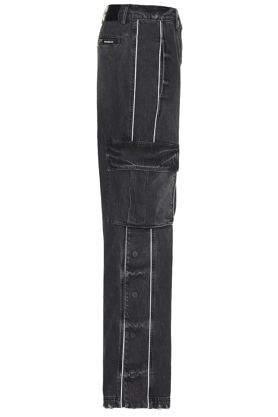 Denim Track Logo Cargo Jeans - 3
