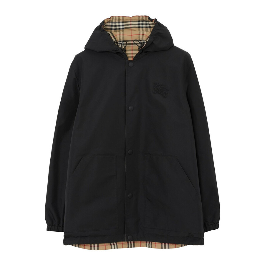 Burberry Checked Reversible Hooded Jacket - 3