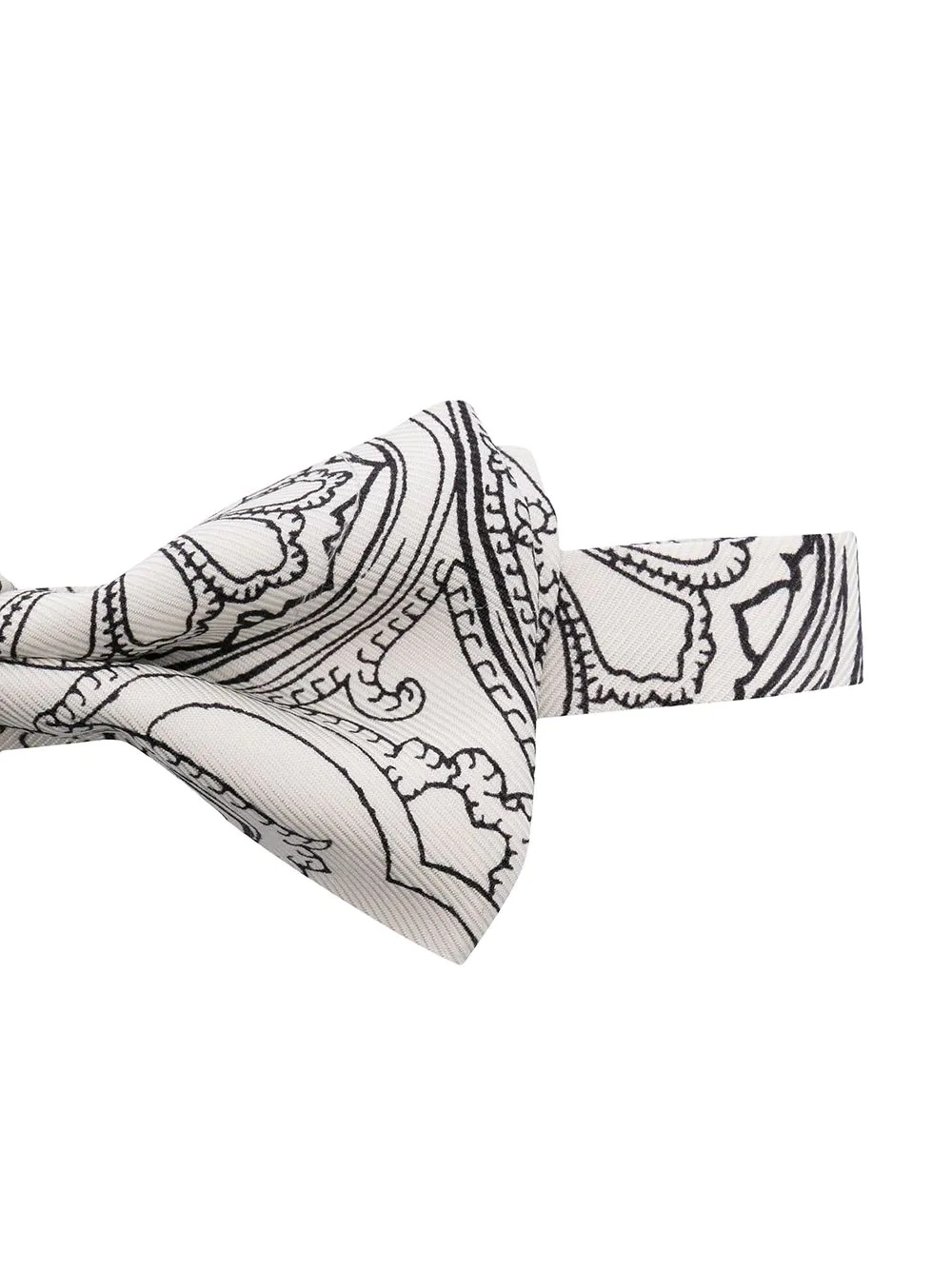 printed silk bow tie - 2