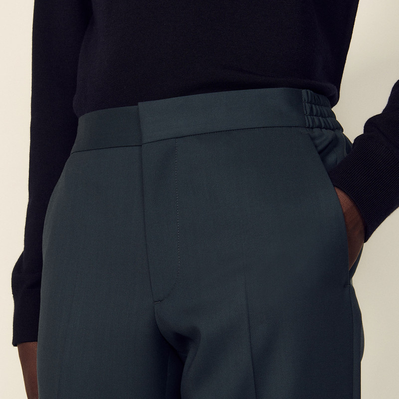 Straight-leg virgin wool pants 5