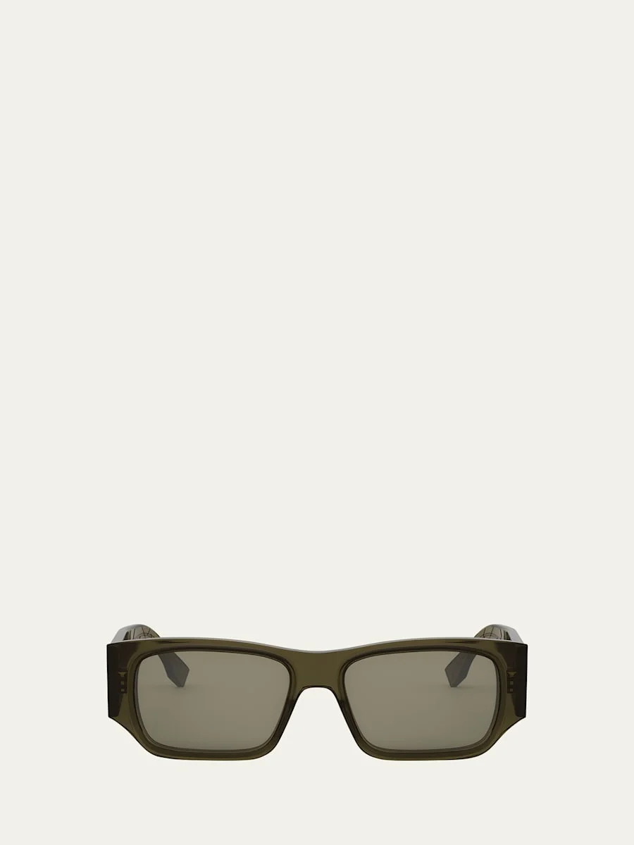 Men's FF Squared Rectangle Sunglasses - 1